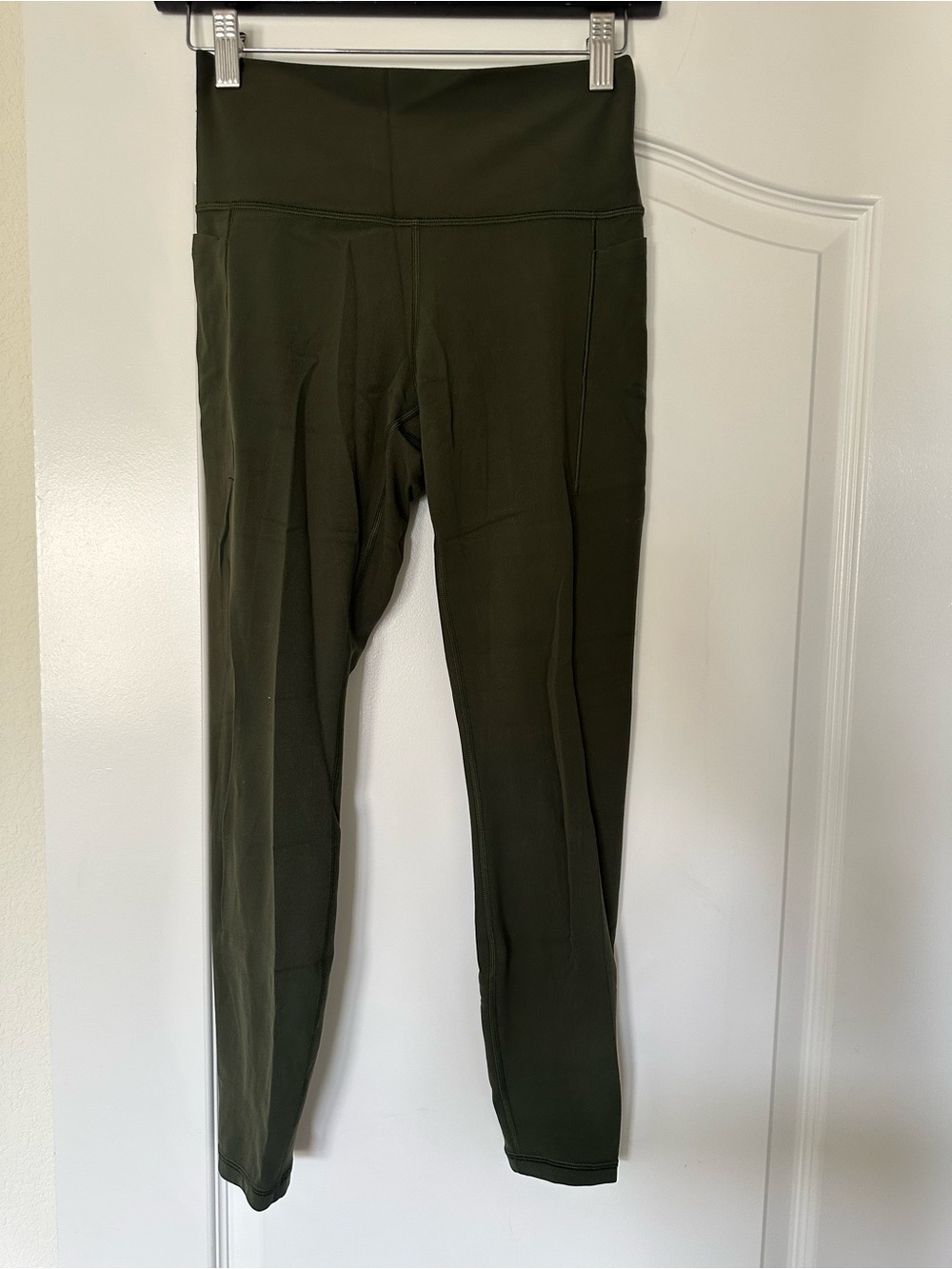 Athleta High-Waist Olive Green Women's Leggings